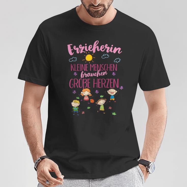 Kleine Menschen Braucht Große Herzen Little People Need B T-Shirt Lustige Geschenke