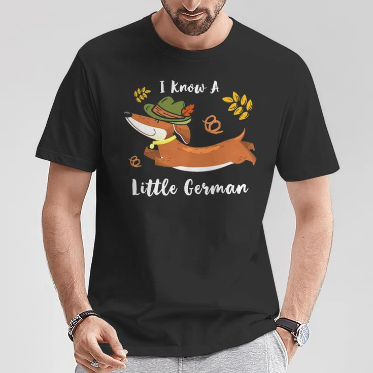 I Know Little German Dachshund Wiener Dog Lover Oktoberfest T-Shirt Unique Gifts