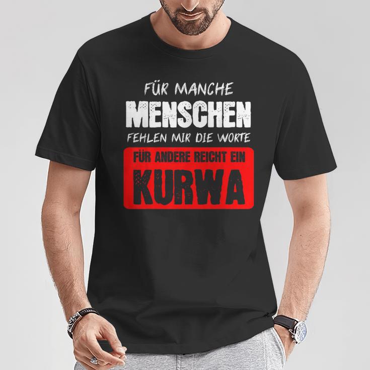 Kurwa Poland Pole Warsaw T-Shirt Lustige Geschenke