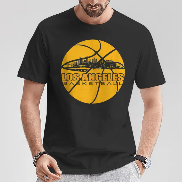 La Basketball Lover Los Angeles Basketball T-Shirt Unique Gifts