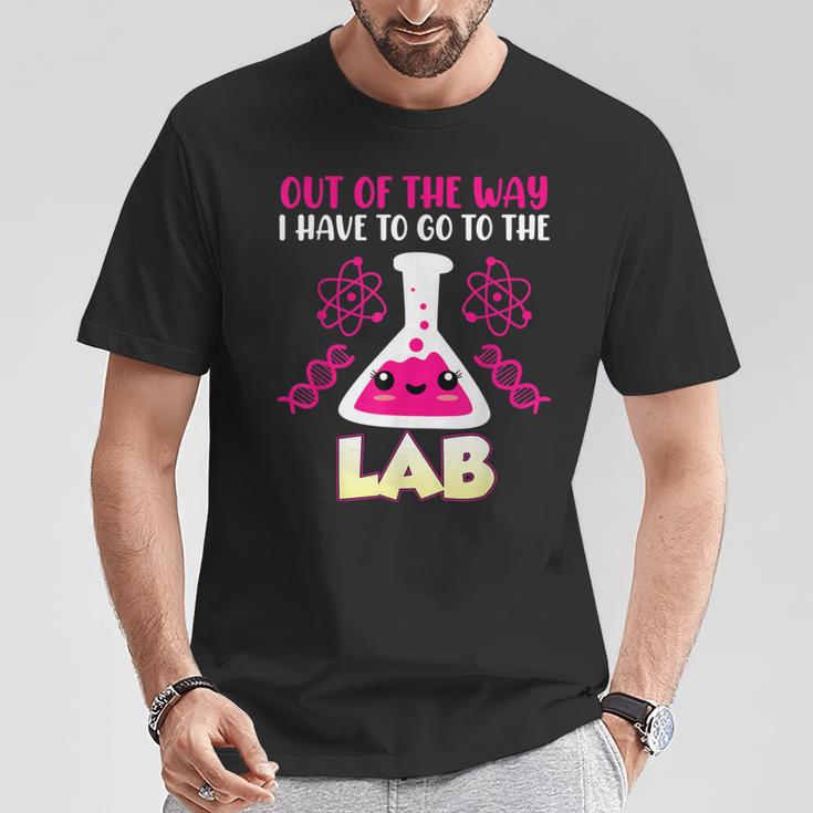 Lab Assistant Saying Out Of The Way Go To Lab Chemist T-Shirt Unique Gifts