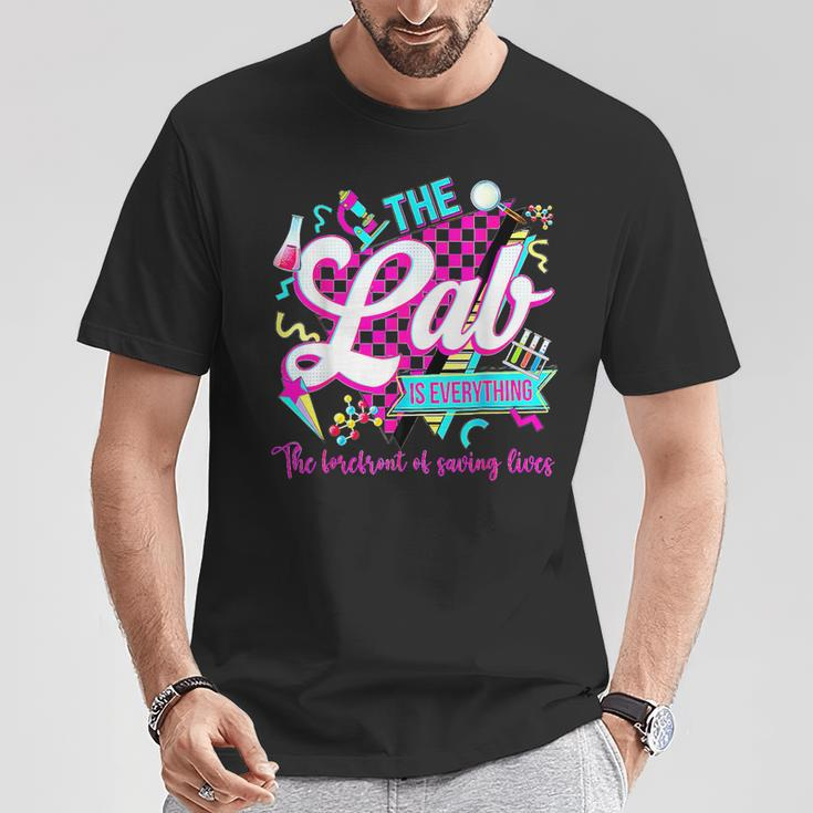 The Lab Is Everything Lab Week 2024 Medical Science Women T-Shirt Funny Gifts