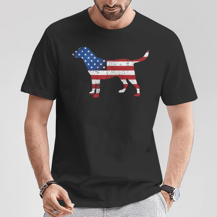 Labrador 4Th Of July Patriotic American Usa Flag Lab Lover T-Shirt Unique Gifts