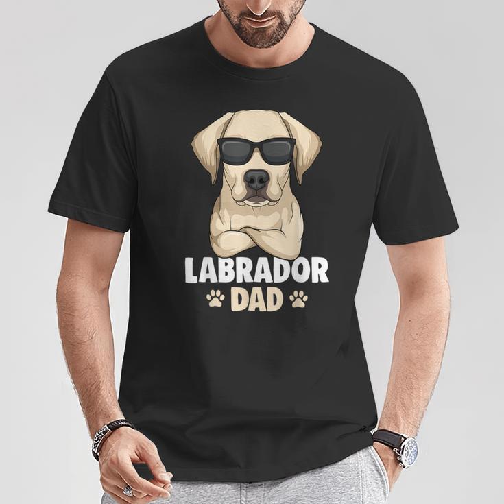 Labrador Dog Dad T-Shirt Lustige Geschenke