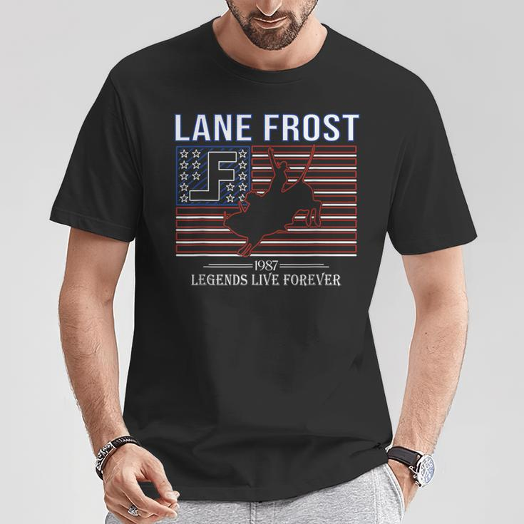Lane Frost Legends Live Together Rodeo Lover T-Shirt Unique Gifts
