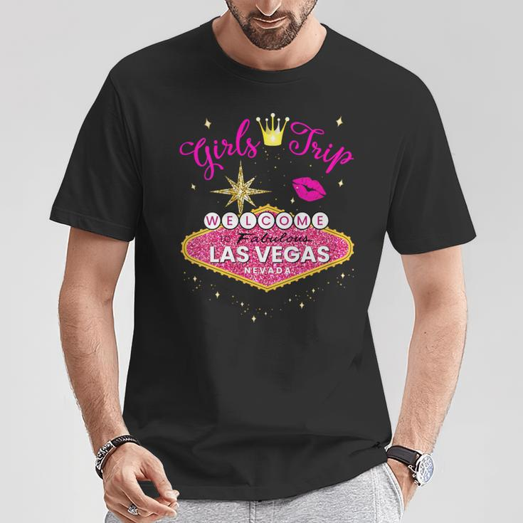 Las Vegas Girls Trip 2024 Vegas Baby Birthday Squad T-Shirt Funny Gifts