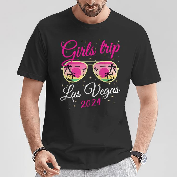 Las Vegas Girls Trip 2024 Girls Weekend Party Friend Match T-Shirt Unique Gifts