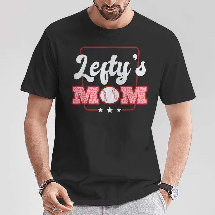 Lefty’S Mom Baseball Left Handed People And Lefty T-Shirt Unique Gifts