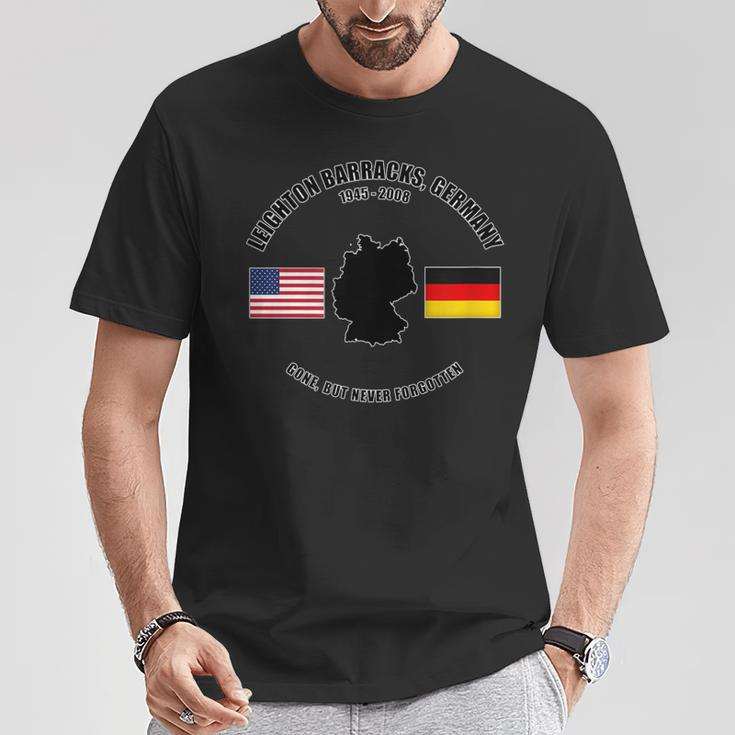 Leighton Barracks Germany Gone But Never Forgotten Veteran T-Shirt Unique Gifts