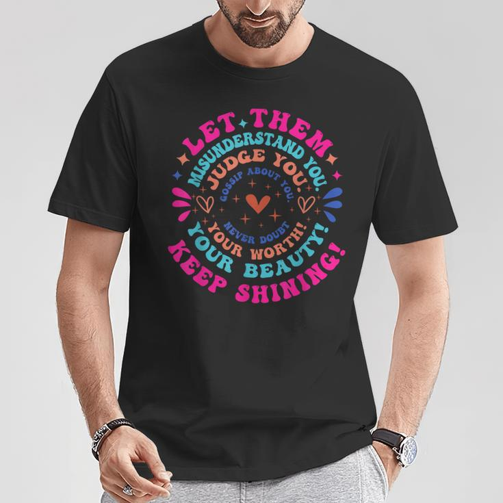 Let Them Misunderstand You Special Education Mental Health T-Shirt Unique Gifts
