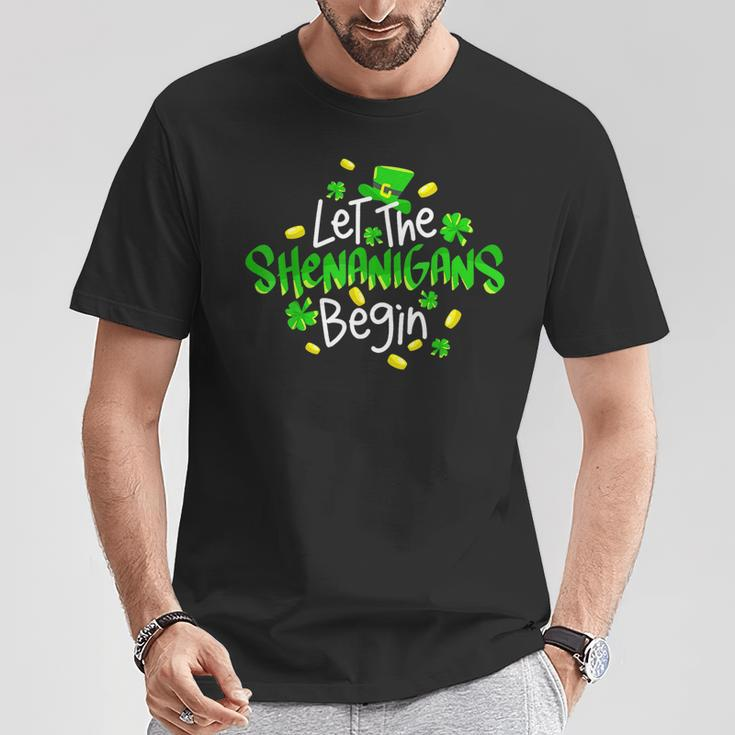 Let The Shenanigans Begin St Patrick's Day T-Shirt Unique Gifts