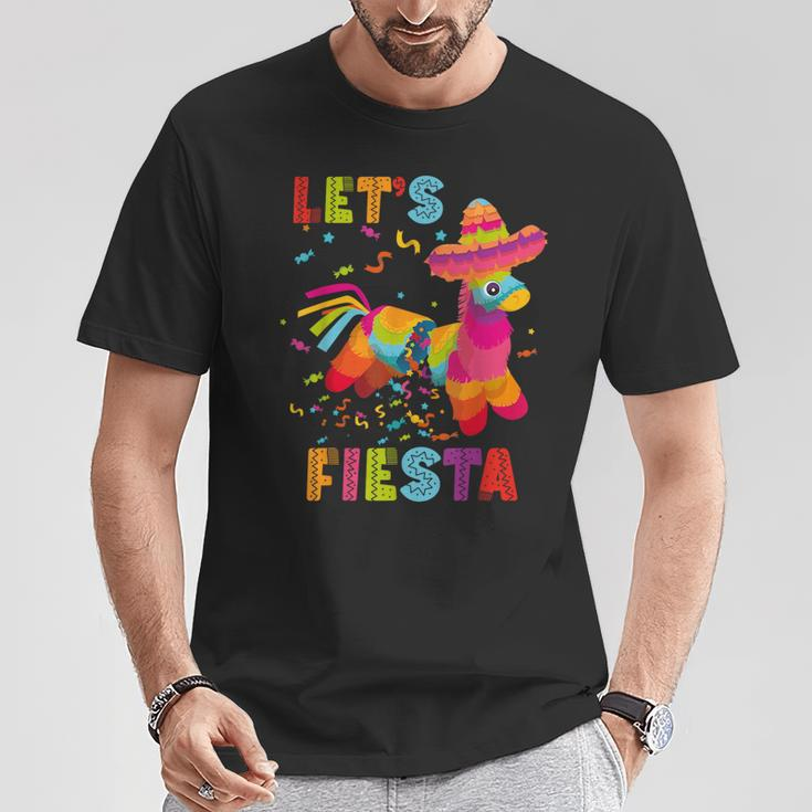 Let's Fiesta Pinata Cinco De Mayo Mexican Party Pinata T-Shirt Funny Gifts
