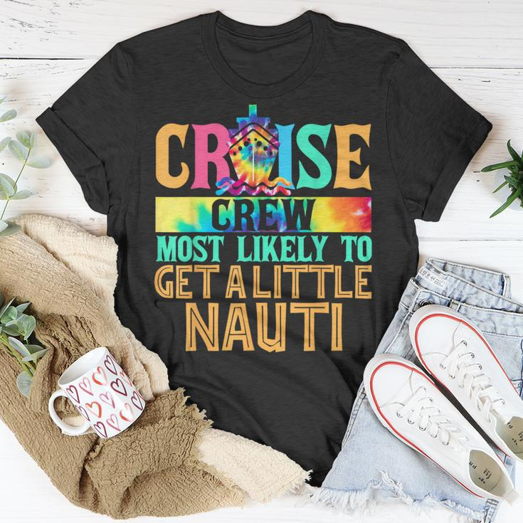 Most Likely To Get A Little Nauti Family Cruise Trip T-Shirt Funny Gifts