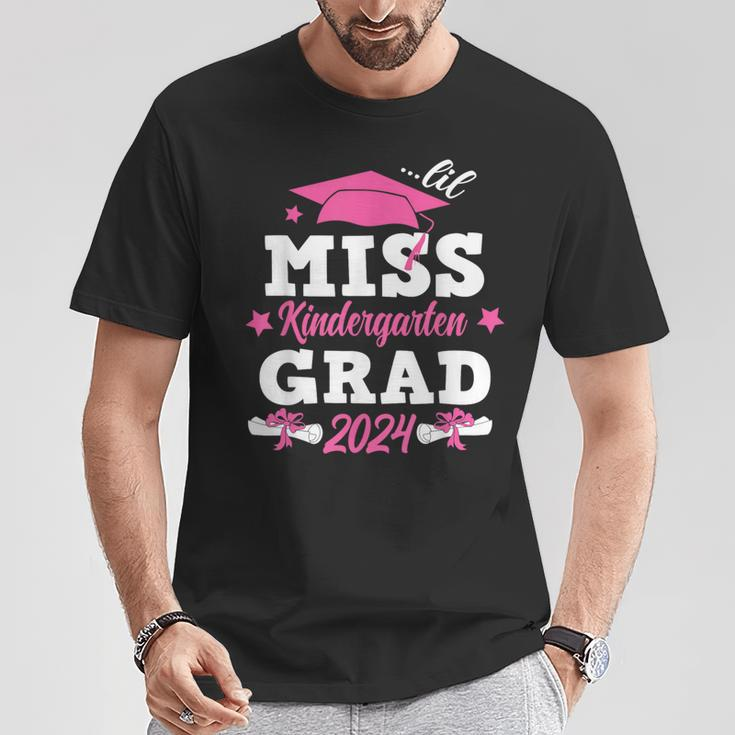 Lil Miss Kindergarten Grad Last Day Of School Graduation T-Shirt Unique Gifts