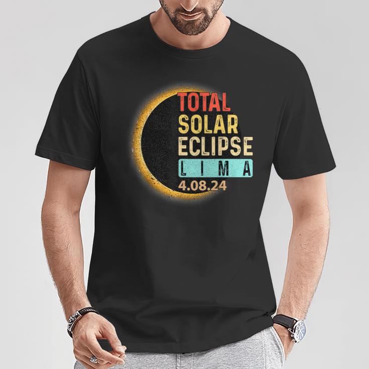 Lima Oh Ohio Total Solar Eclipse Party 2024 Phases Totality T-Shirt ...