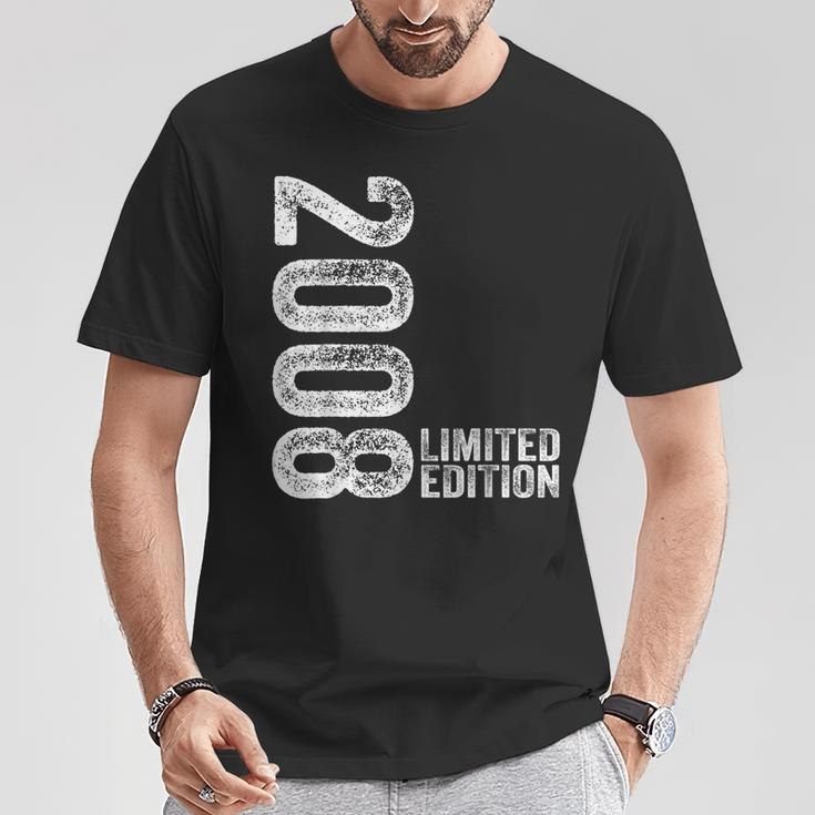 Limited Edition 2008 Boy 16 Years Vintage 16Th Birthday T-Shirt Unique Gifts