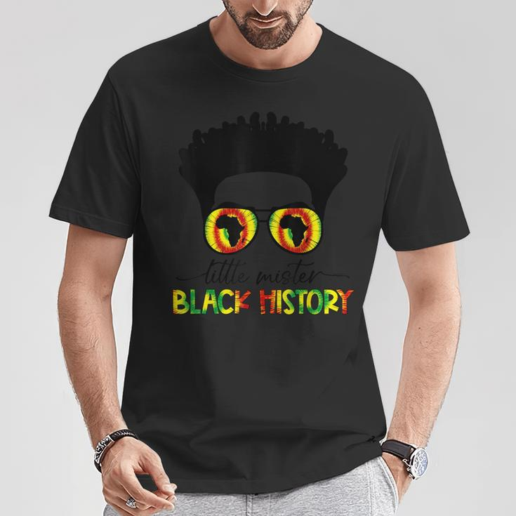 Little Mister Black History Month Boys Kid African Toddler T-Shirt Personalized Gifts