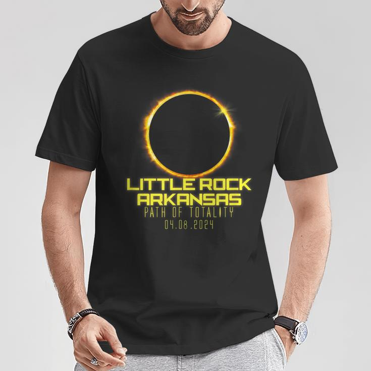 Little Rock Arkansas Path Totality Total Solar Eclipse 2024 T-Shirt Unique Gifts