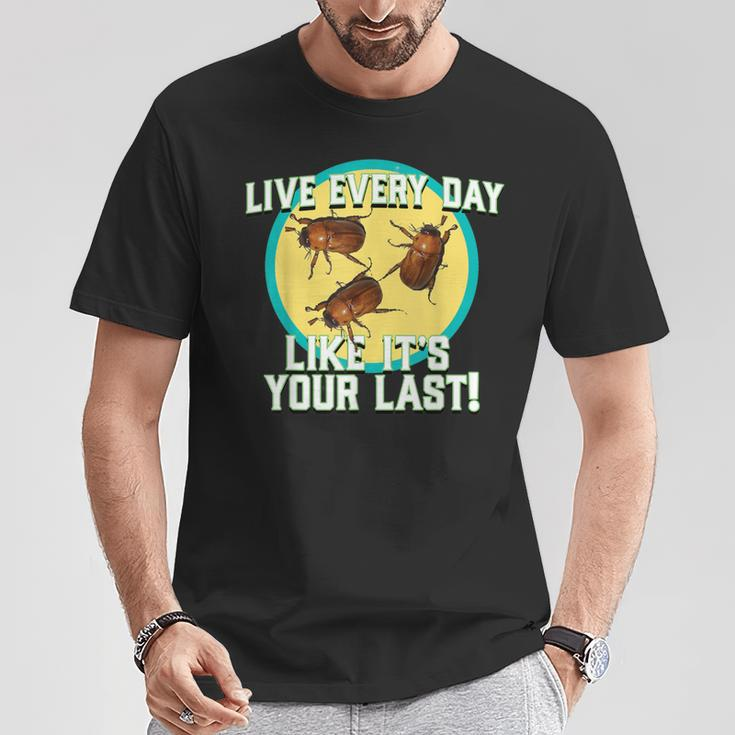 Live Everyday Like It's Your Last Summer June Bug T-Shirt Unique Gifts