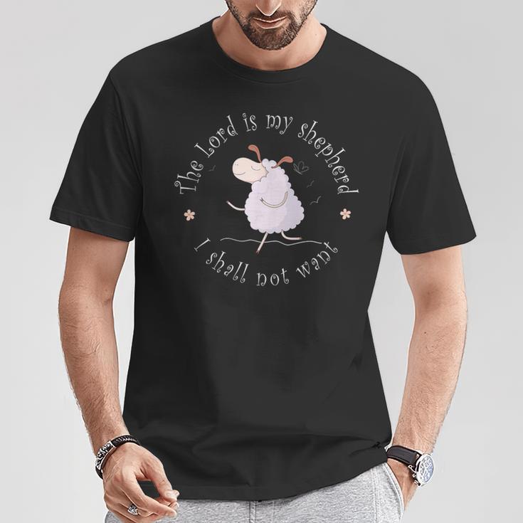 The Lord Is My Shepherd I Shall Not Want T-Shirt Unique Gifts