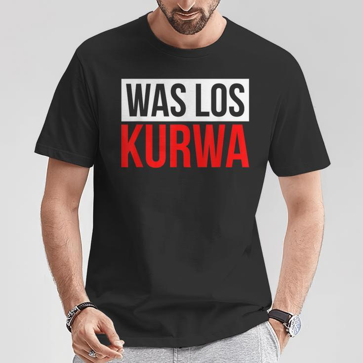 Was Los Kurwa Pole S T-Shirt Lustige Geschenke
