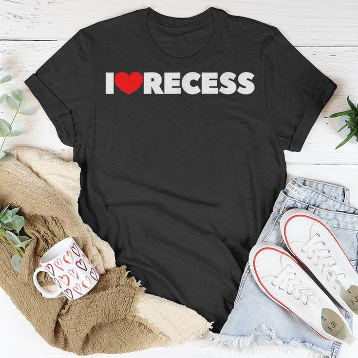 I Love Heart Recess T-Shirt Unique Gifts