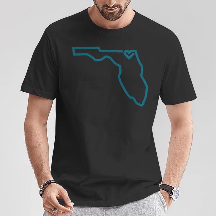 I Love Jacksonville Duval County Northeast Florida T-Shirt Unique Gifts