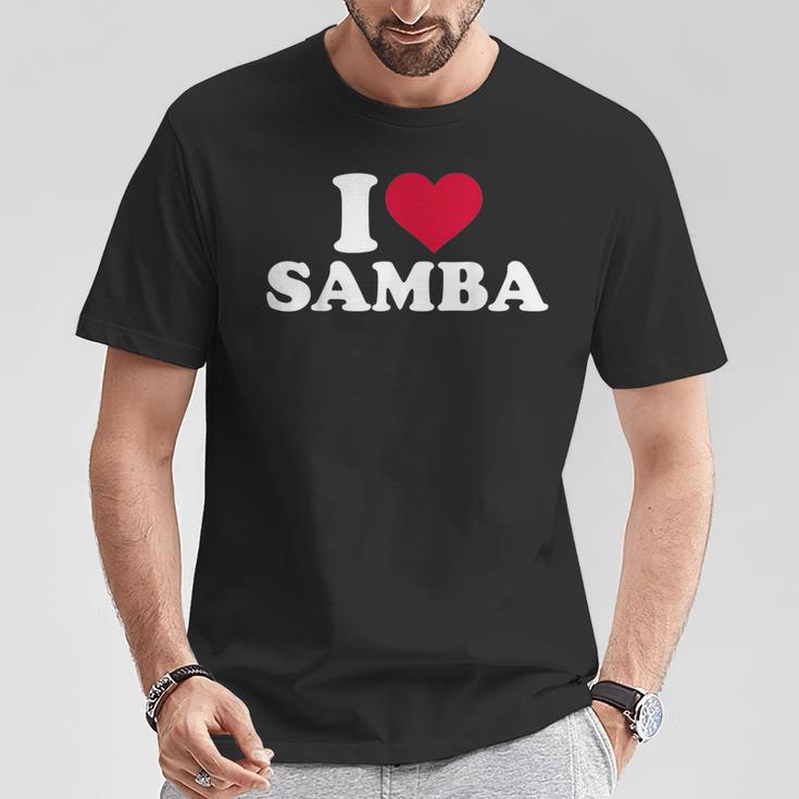 I Love Samba T-Shirt Lustige Geschenke