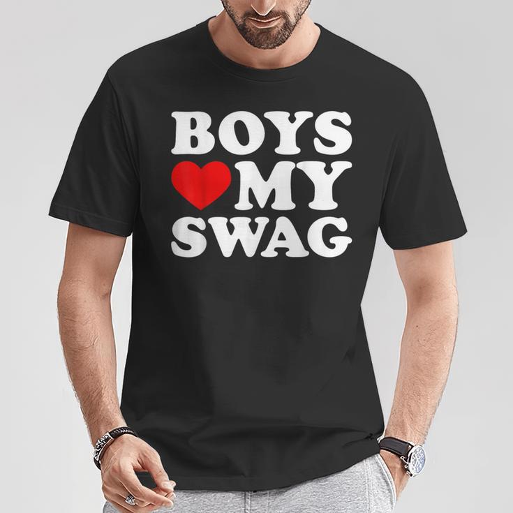 Love My Swag Boys Heart Hip HopT-Shirt Lustige Geschenke