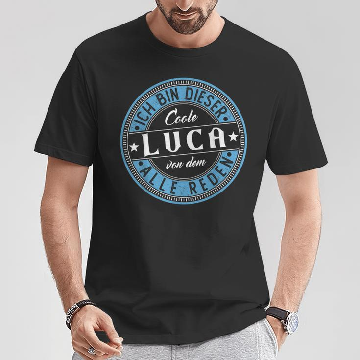 Luca Ich Bin Dieser Cooler Luca T-Shirt Lustige Geschenke