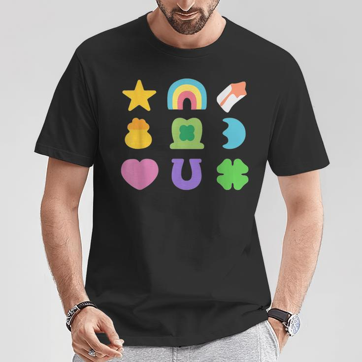 Lucky Cereal Marshmallow Shapes Magically Charms Delicious T-Shirt Personalized Gifts
