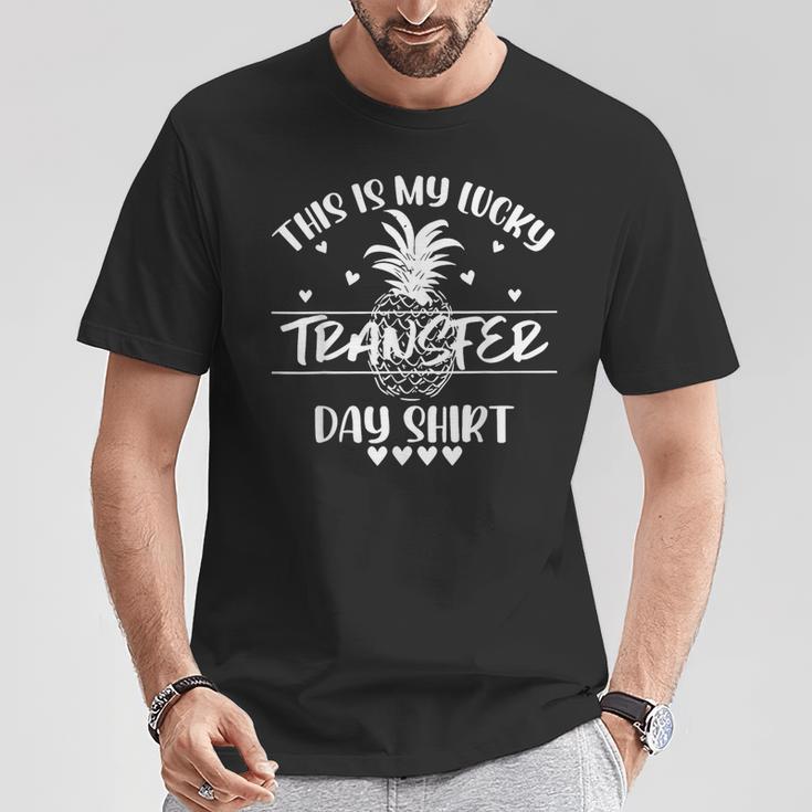 This Is My Lucky Transfer Day Ivf Mom Dad T-Shirt Unique Gifts