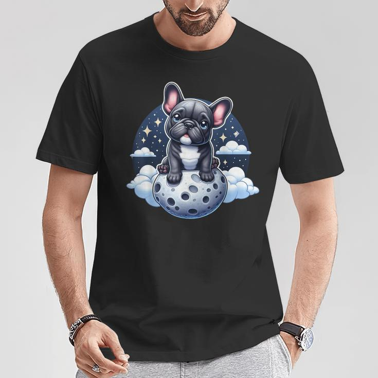 Lunar Frenchie Adventures Beyond Dog Lover French Bulldog T-Shirt Unique Gifts