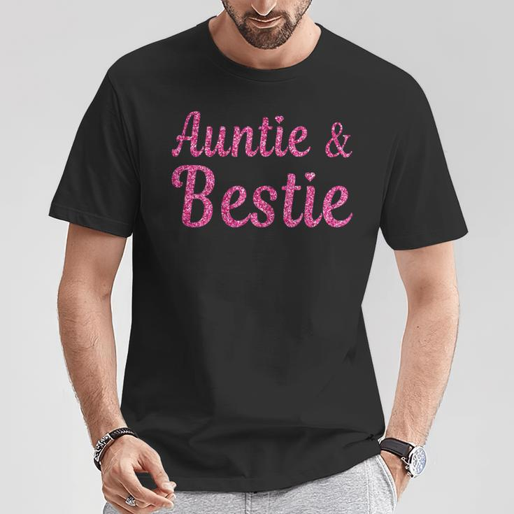 Lustige Tante Und Bestie Rosa Mädchen Coole Tanten T-Shirt Lustige Geschenke