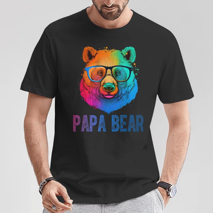 Lustiger Papa-Bär-Vatertag Opa-Vater T-Shirt Lustige Geschenke