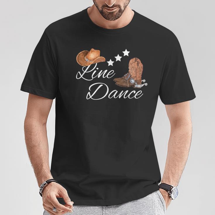 Lustiges Geschenk Für Line Dancer Mit Dem Line Dance T-Shirt Lustige Geschenke