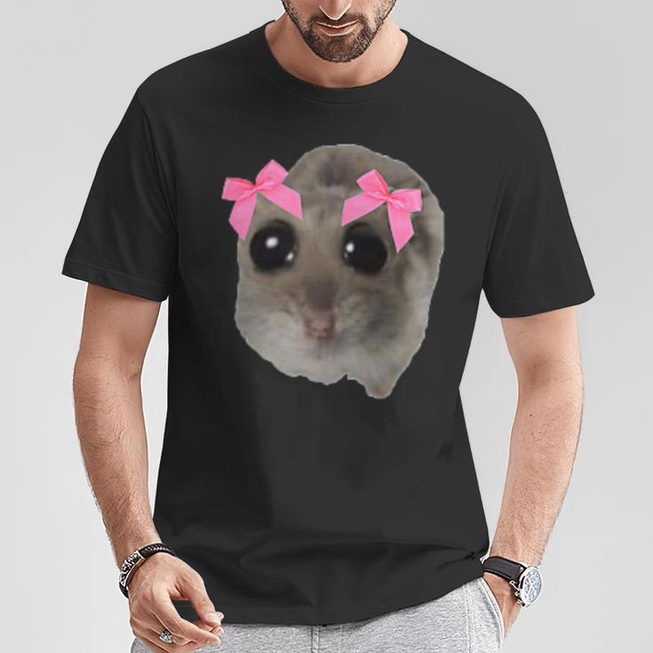 Lustiges Hamster Hamsti Dame Meme T-Shirt Lustige Geschenke