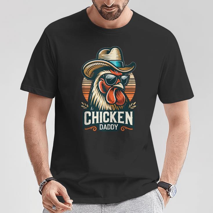 Lustiges Huhn Papa Männer Bauer Hühner Liebhaberatertag T-Shirt Lustige Geschenke