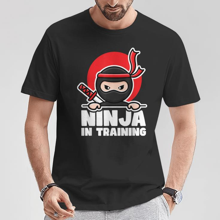 Lustiges Ninja Kampfsport Kinder T-Shirt Lustige Geschenke