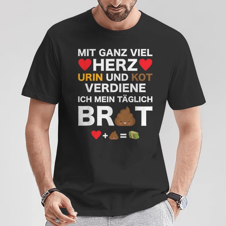 Lustiges Pflegekraft Altenpfleger Krankenschwester T-Shirt Lustige Geschenke