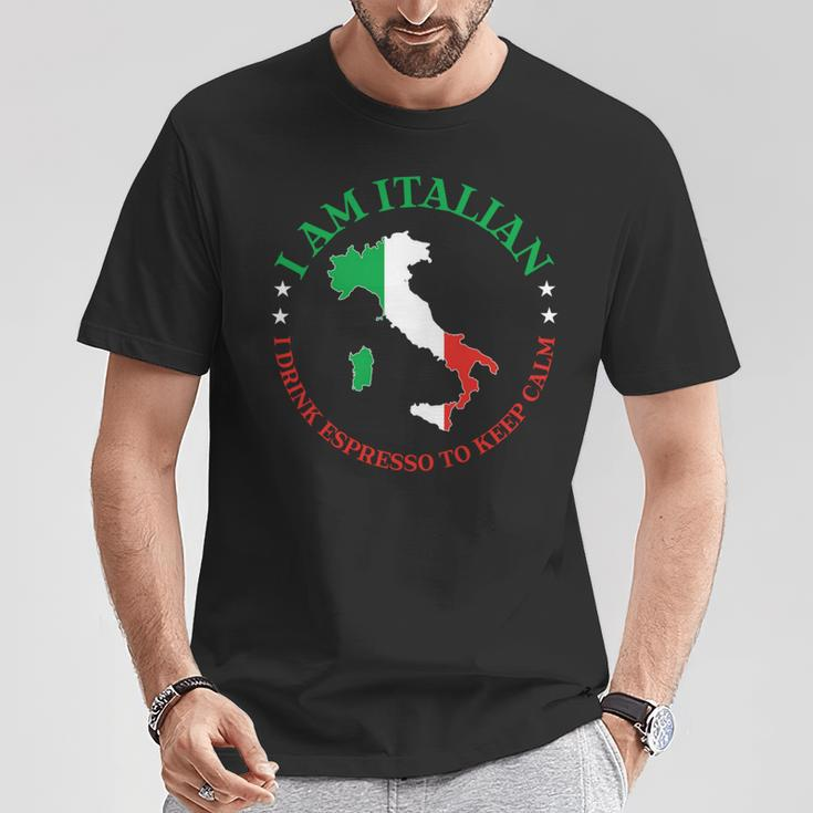 Lustiges Sarkastisches Italien-Zitat Wortspiel Spruch Witz T-Shirt Lustige Geschenke