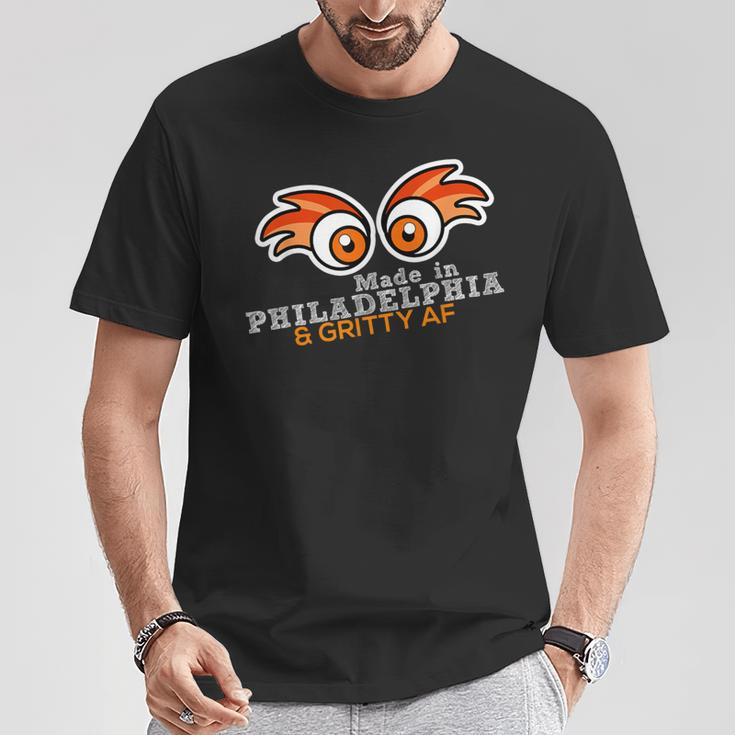 Made In Philadelphia And Gritty Af T-Shirt Unique Gifts