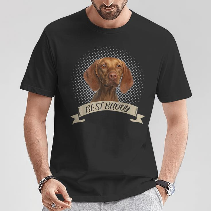 Magyar Vizsla Best Buddy Dog Portrait T-Shirt Lustige Geschenke