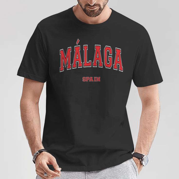 Málaga Spanien Stadt T-Shirt Lustige Geschenke