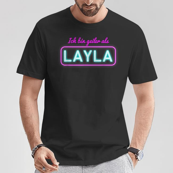 Mallorca Ich Bin Geiler Als Layla Malle T-Shirt Lustige Geschenke
