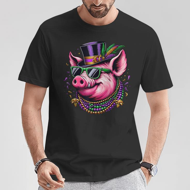 Mardi Gras Pig T-Shirt Personalized Gifts