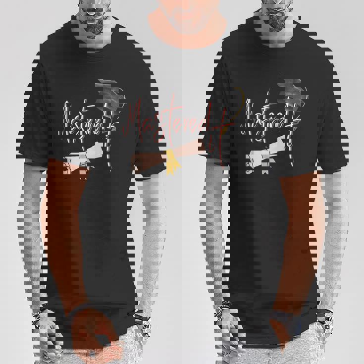 Master Degree Woman Graduate Mba Graduation 2024 Mastered It T-Shirt Funny Gifts