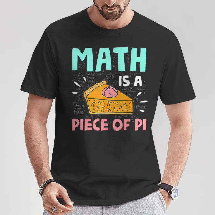 Math Is A Piece Of Pie Pi Day Math Lover T-Shirt Unique Gifts