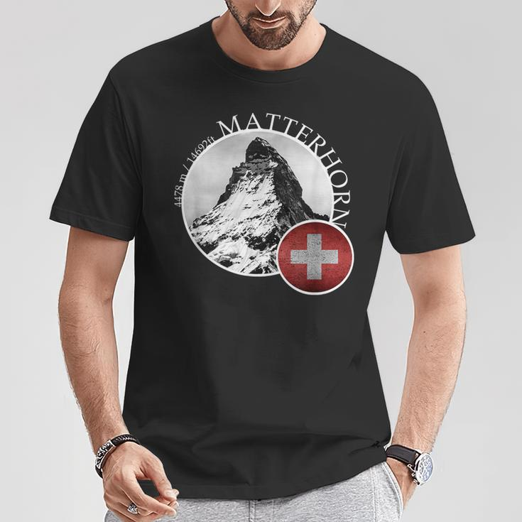 Matterhorn Zermatt Switzerland Alps T-Shirt Lustige Geschenke