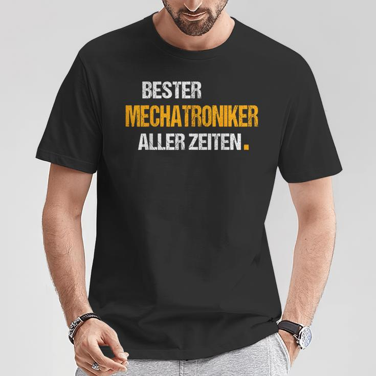 Mechatroniker Bester Mechatroniker Beruf German Language T-Shirt Lustige Geschenke
